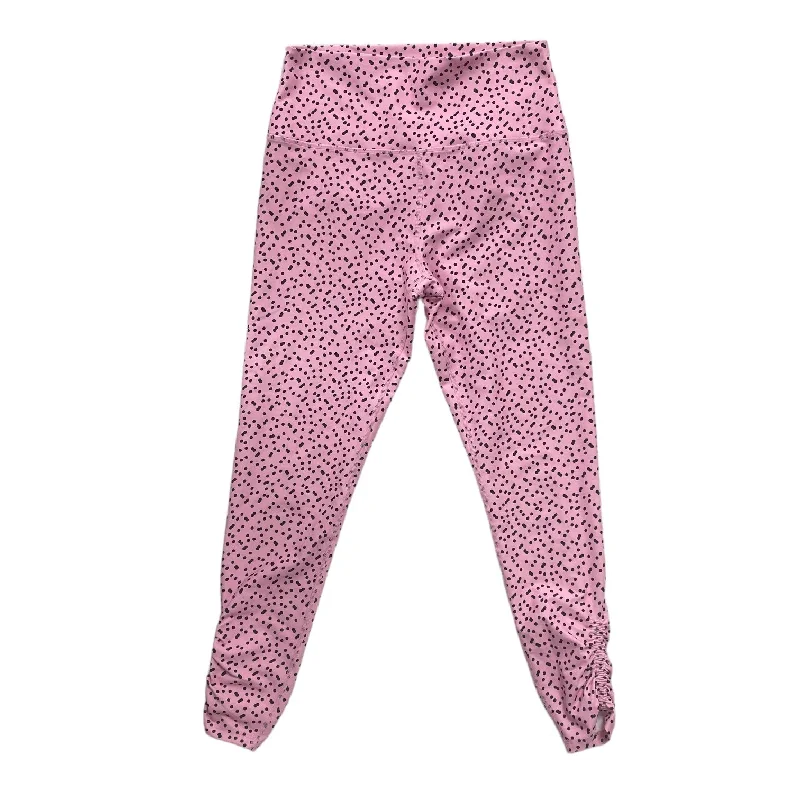 Personalized Series Polkadot Pattern Athletic Leggings Betsey Johnson, Size M