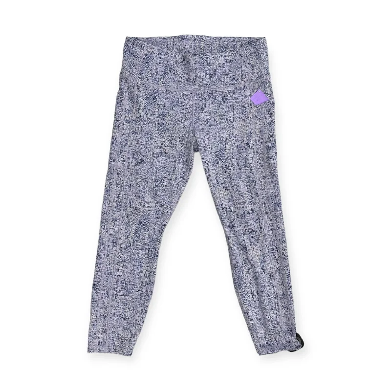 Wandering freely Purple Athletic Leggings Athleta, Size L