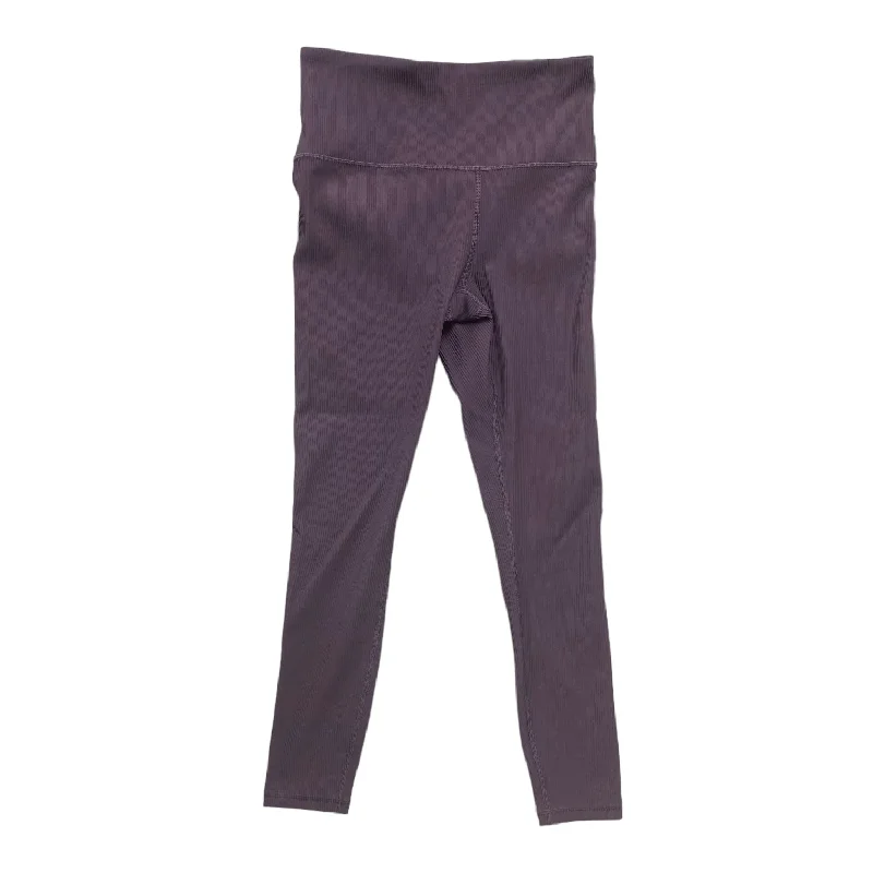 Minimal Style Purple Athletic Leggings Athleta, Size M