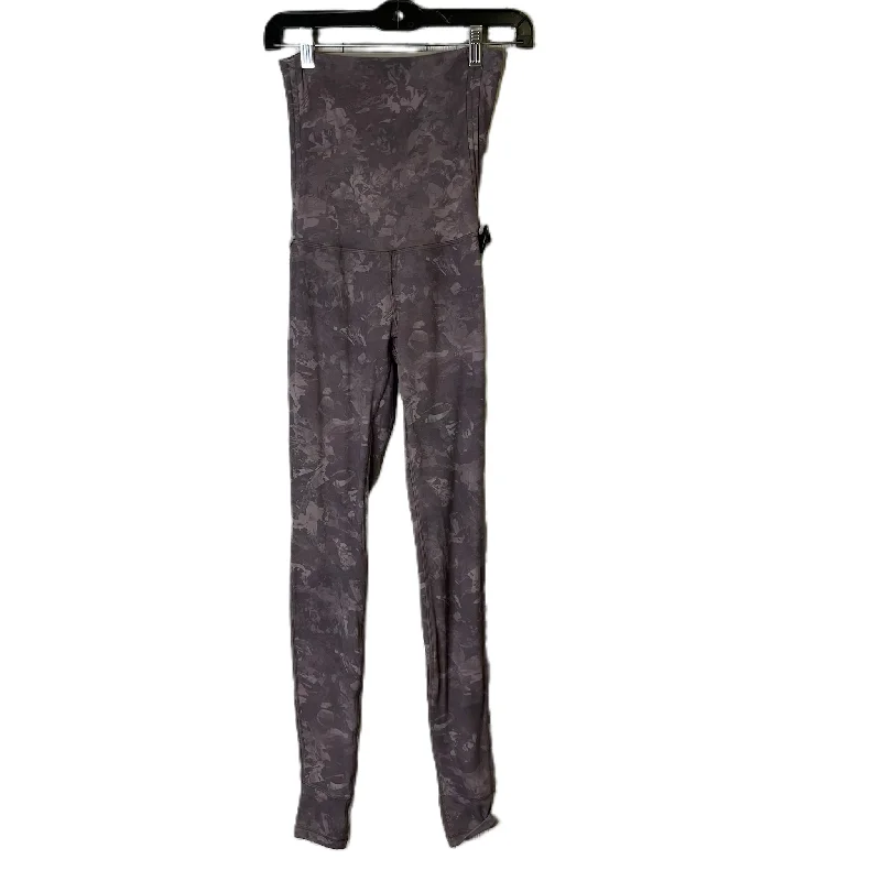 Layered Comfort Purple Athletic Leggings By Lululemon, Size: 6