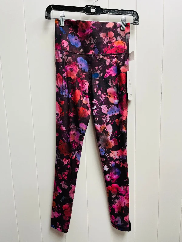 Sports Cool Purple & Red Athletic Leggings Athleta, Size Xs