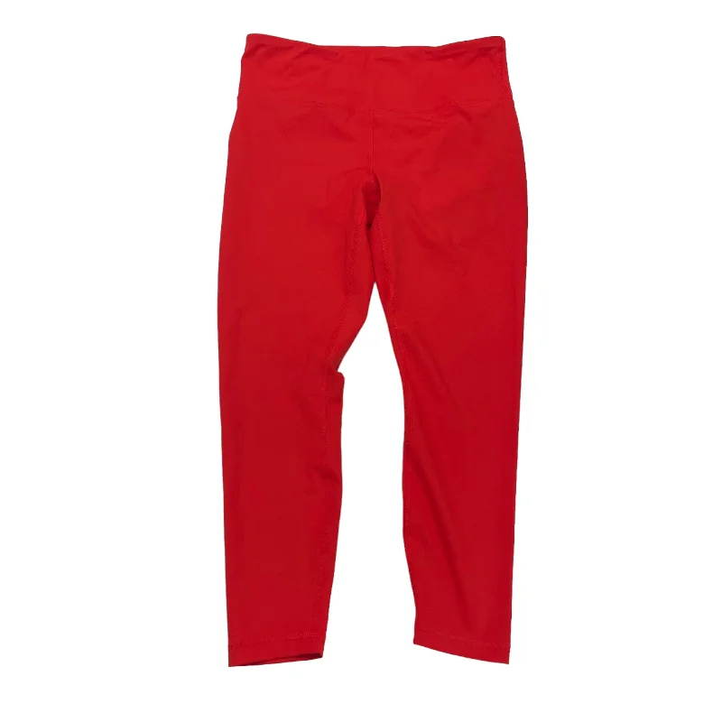 Effortless Outfits RED 90 DEGREES BY REFLEX ATHLETIC LEGGINGS, Size XL