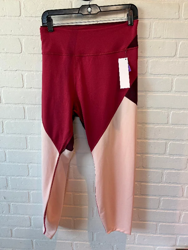 Casual Elegance Red Athletic Leggings Nike, Size 22