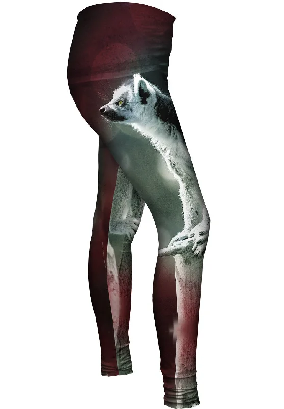 Lively And Youthful Red Bubble Lemur