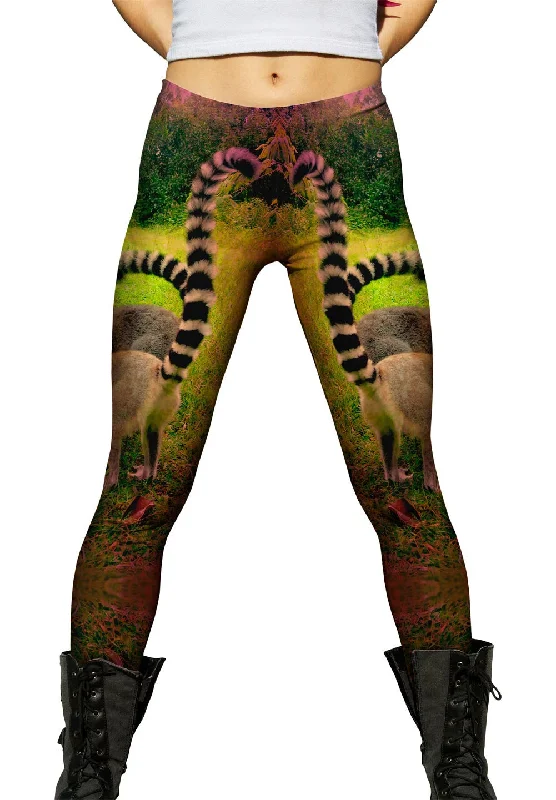 Free And Casual Trio Jungle Lemur