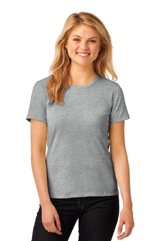 Soft Looks Gildan Womens Short Sleeve Crewneck T-Shirt - Heather Grey