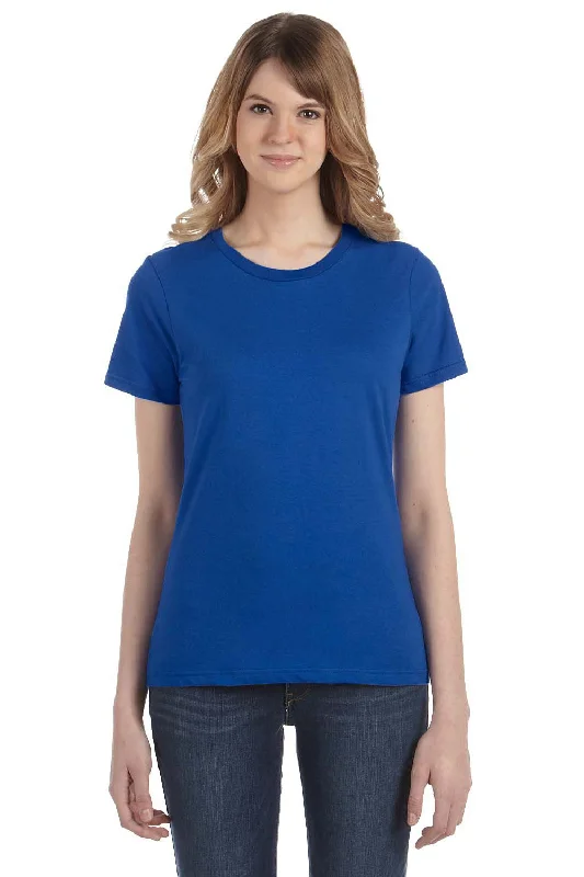 Cozy Shirts Gildan Womens Short Sleeve Crewneck T-Shirt - Royal Blue