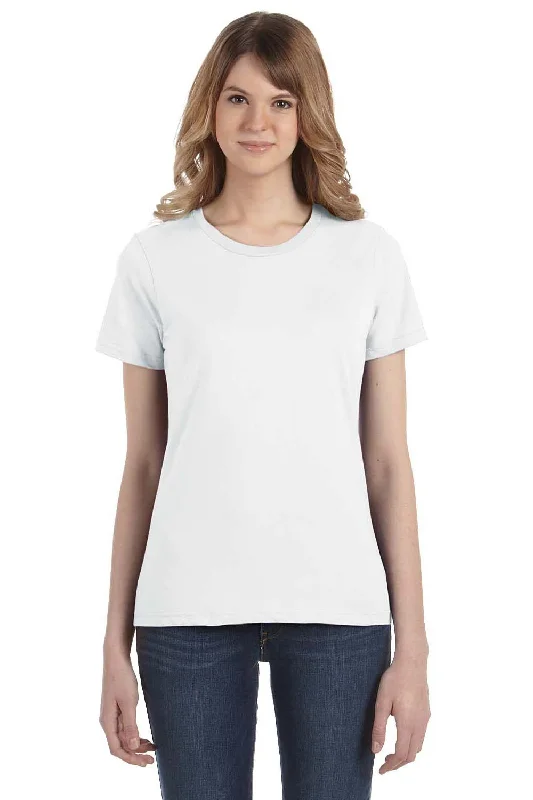 All-Day Wear Gildan Womens Short Sleeve Crewneck T-Shirt - White