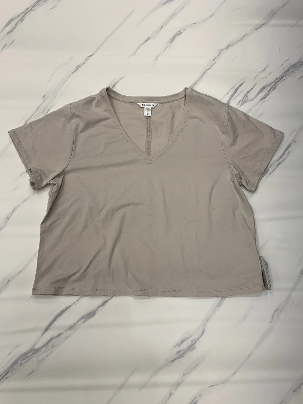 Chic Lounge Athletic Top Short Sleeve By Athleta, Size: Xl