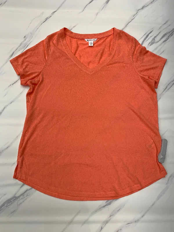 Weekend Style Athletic Top Short Sleeve By Athleta, Size: Xl