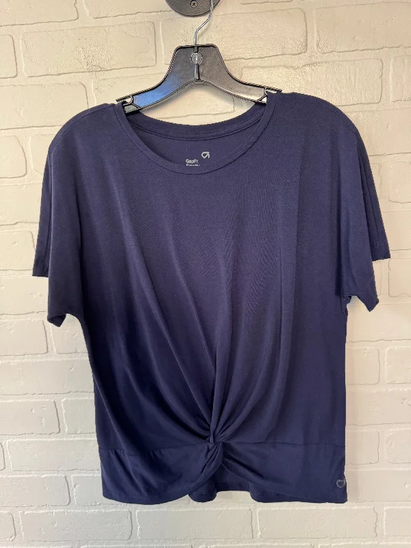 Classic Items Athletic Top Short Sleeve By Gapfit In Blue, Size: S