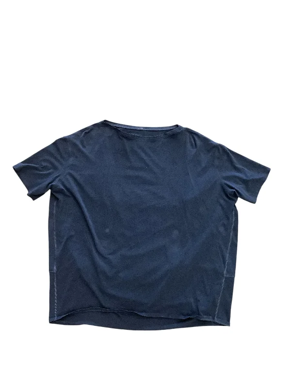 Spiritual Vitality Athletic Top Short Sleeve By Lululemon In Blue, Size: L