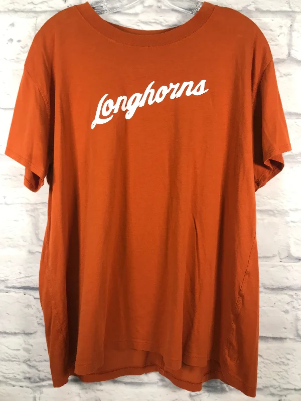 Personalized Series Athletic Top Short Sleeve By Lululemon In Orange, Size: L