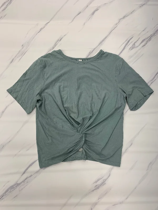 Soft Casuals Athletic Top Short Sleeve By Lululemon, Size: 8