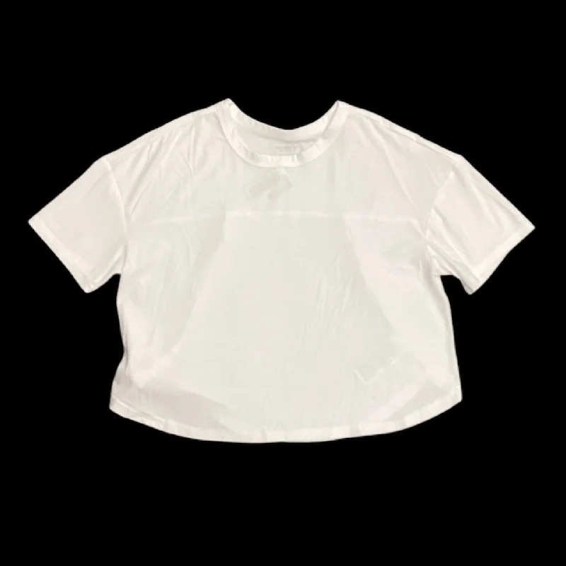 End Of The Year ATHLETIC TOP SS OLD NAVY in WHITE, Size: M
