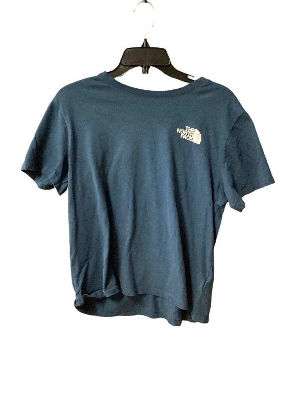 Personalized Wear Athletic Top Short Sleeve By The North Face In Blue, Size: L