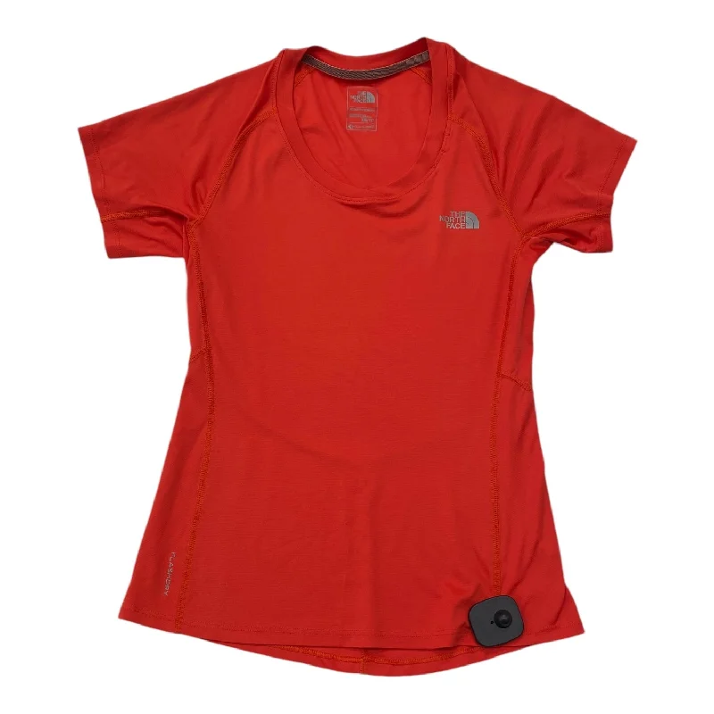 Editorial Design Athletic Top Short Sleeve By The North Face In Orange, Size: Xs