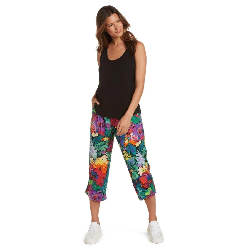 Exquisite Fabrics Beach Pant - Fiore Black
