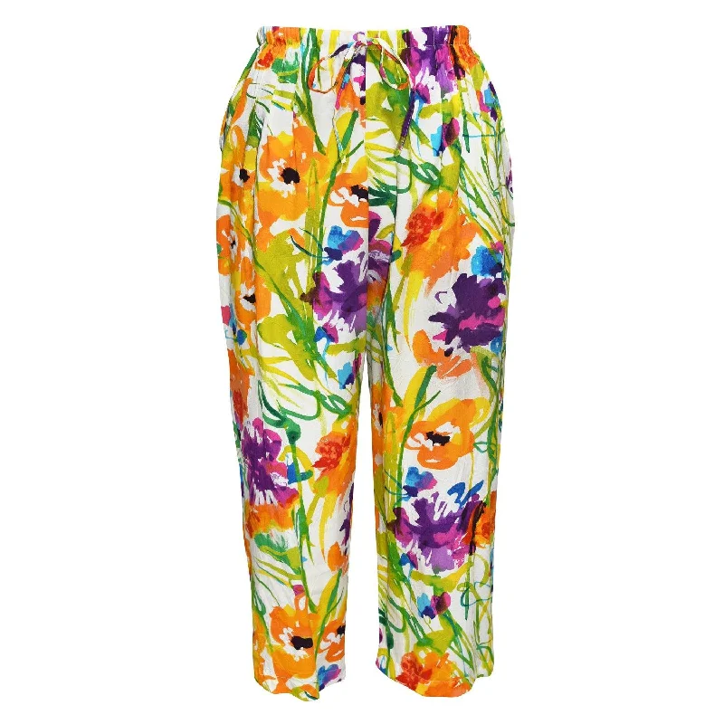 Feminine Charm Beach Pant - Flower Dream