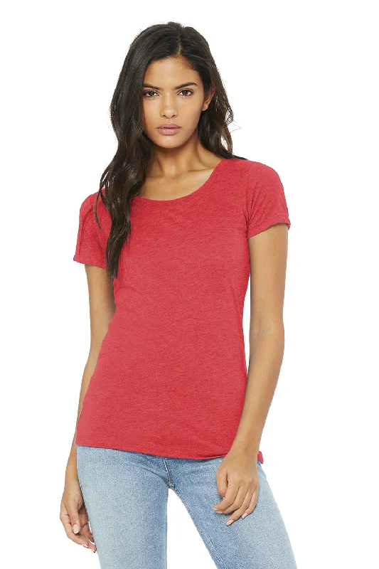 Trends Bella + Canvas Womens Short Sleeve Crewneck T-Shirt - Red