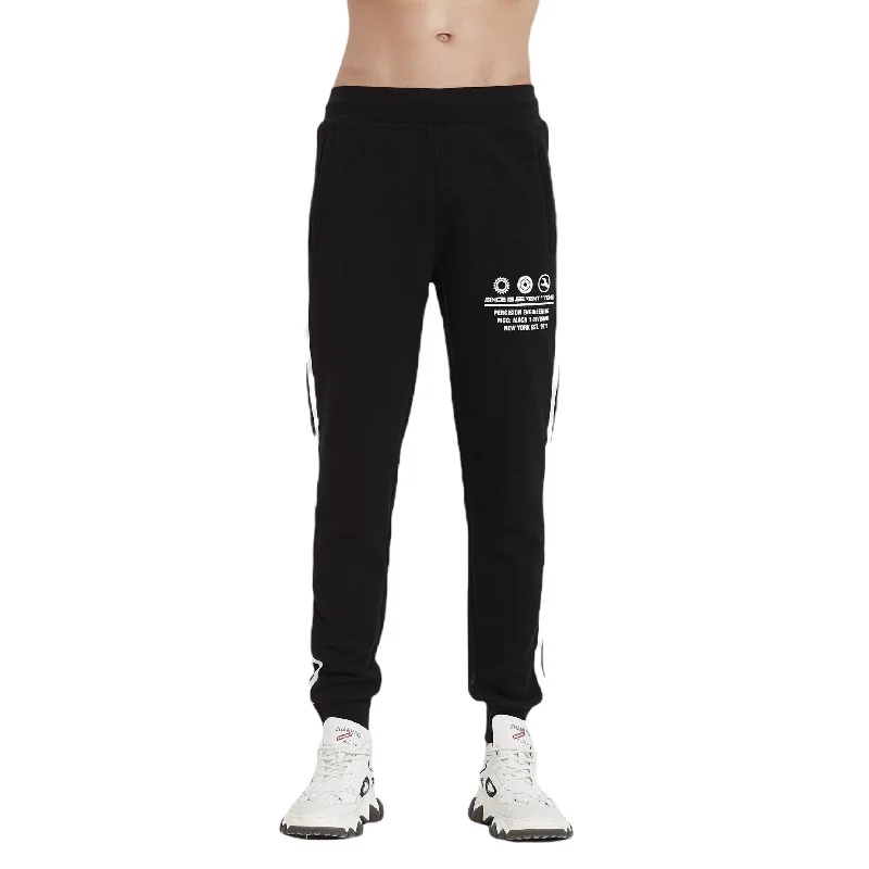Relaxed And Casual Burnside Performance Jogger - Black