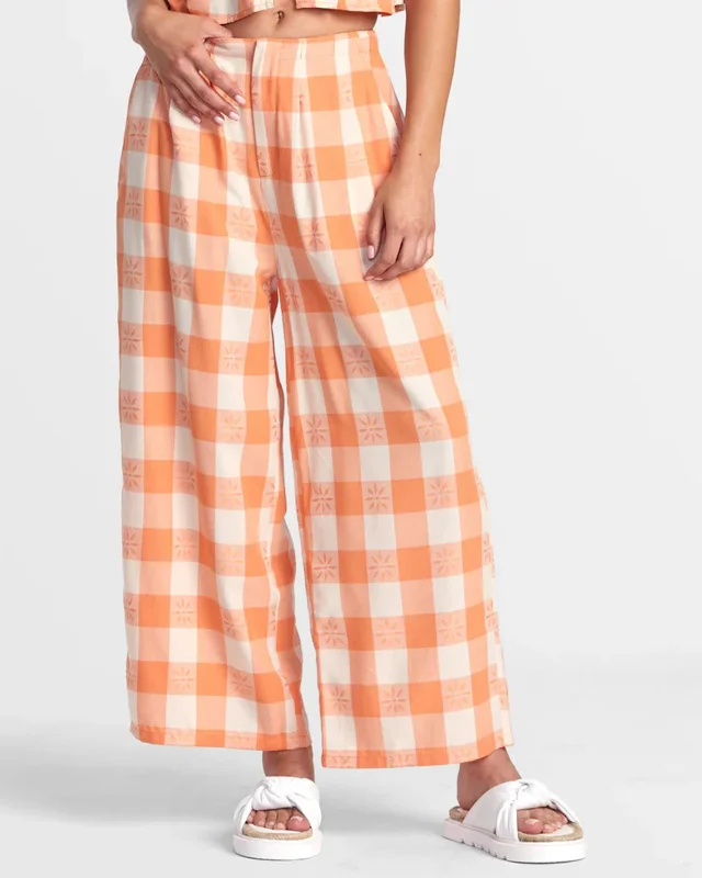 Noble Temperament Callum Printed Wide Leg Pants