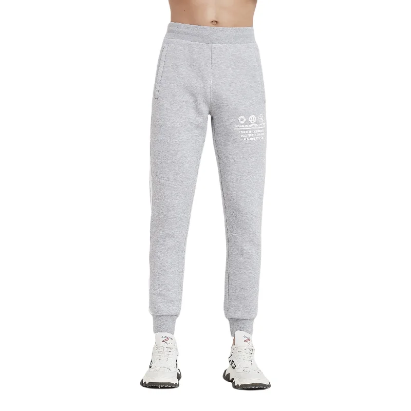 Printed Patterns Burnside Performance Jogger - Lt.Grey