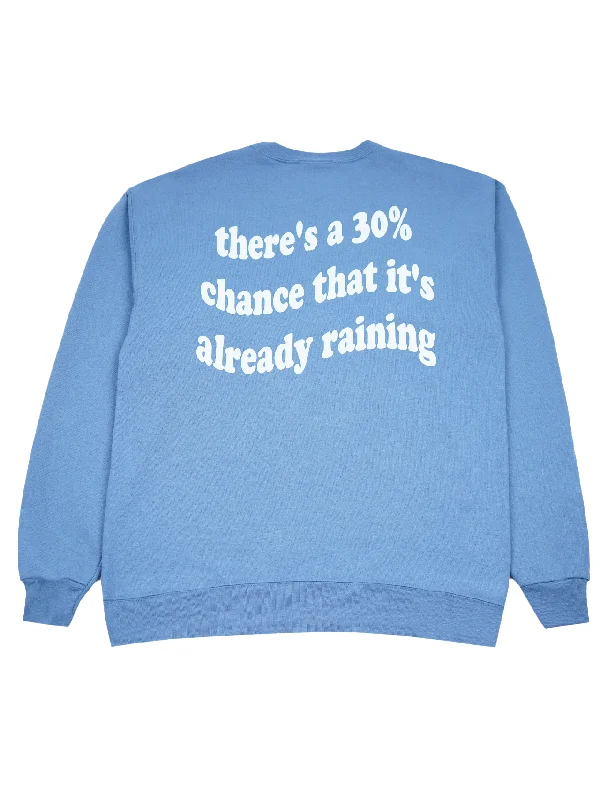 French Retro Women's Mean Girls "It's Raining" L/S Crewneck Sweatshirt