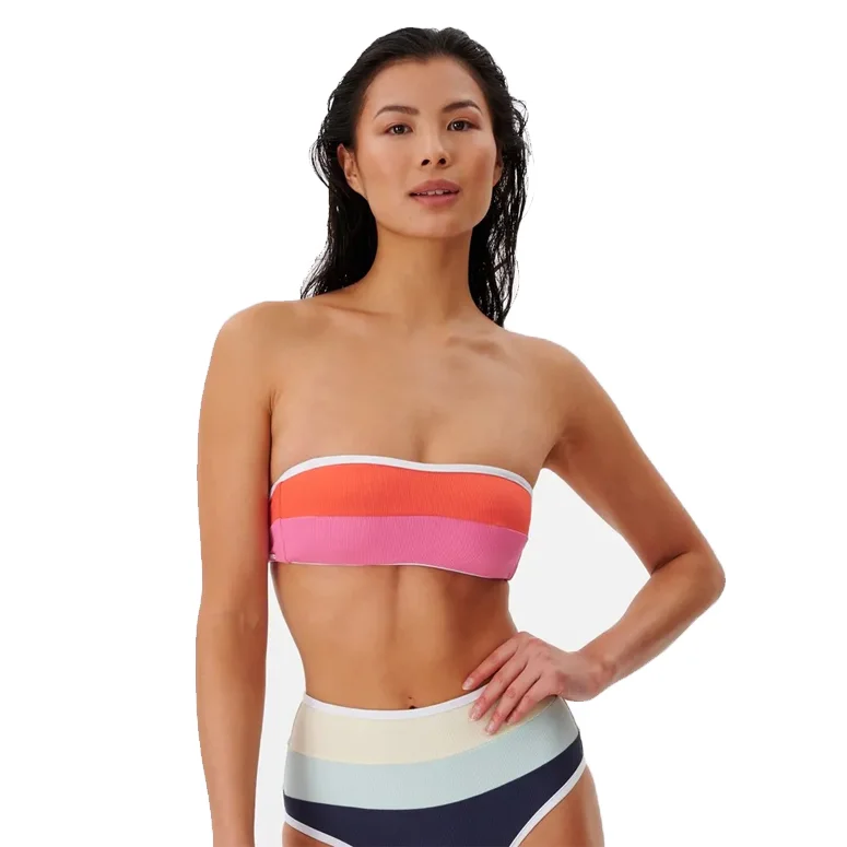 Personalized Series Heat Wave Bandeau Swim Top