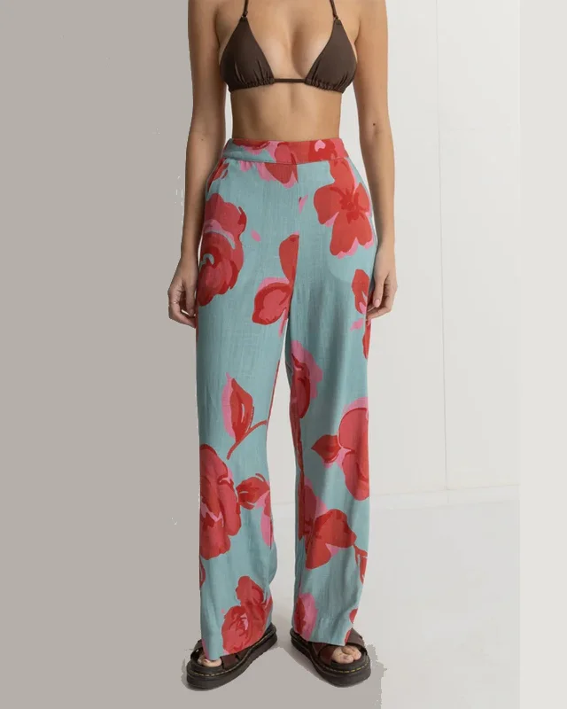 Lazy Style Inferna Floral Wide Leg Pant