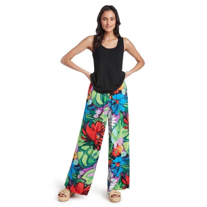 Fashionable And Versatile Long Wide Leg Pants - Flower Vibes
