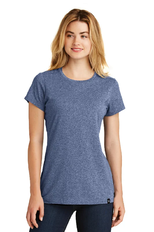 Knowledge And Elegance New Era Womens Heritage Short Sleeve Crewneck T-Shirt - Dark Royal Blue Twist - Closeout Knowledge And Elegance New Era Womens Heritage Short Sleeve Crewneck T-Shirt - Dark Royal Blue Twist - Closeout