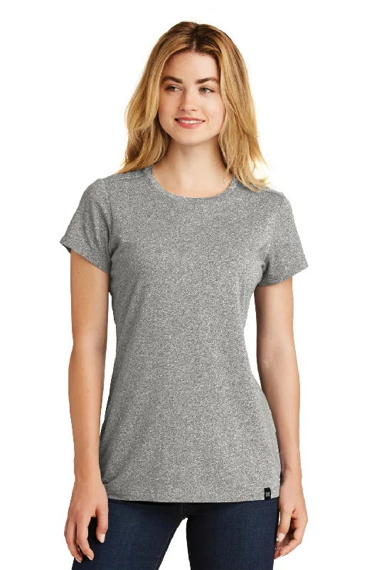 Elegant Dressing New Era Womens Heritage Short Sleeve Crewneck T-Shirt - Light Graphite Grey Twist - Closeout Elegant Dressing New Era Womens Heritage Short Sleeve Crewneck T-Shirt - Light Graphite Grey Twist - Closeout