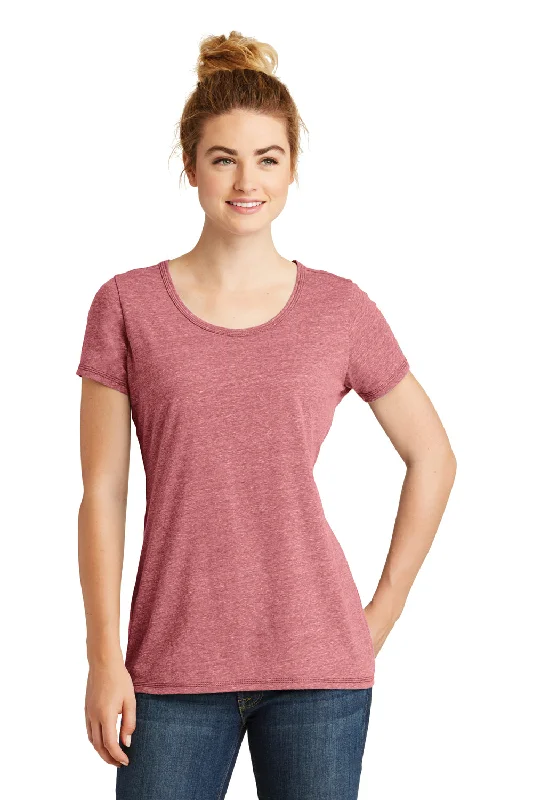 Cozy Chic New Era Womens Performance Moisture Wicking Short Sleeve Crewneck T-Shirt - Crimson Red - Closeout Cozy Chic New Era Womens Performance Moisture Wicking Short Sleeve Crewneck T-Shirt - Crimson Red - Closeout