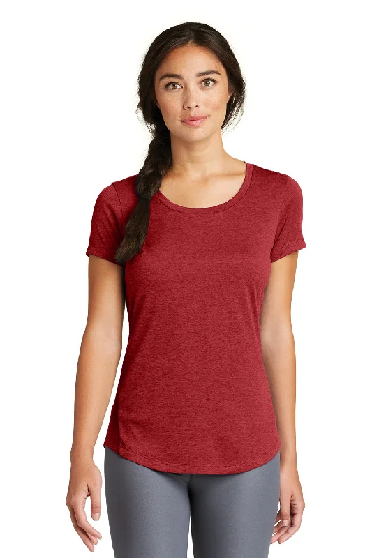Lace Design New Era Womens Series Performance Jersey Moisture Wicking Short Sleeve Crewneck T-Shirt - Crimson Red - Closeout Lace Design New Era Womens Series Performance Jersey Moisture Wicking Short Sleeve Crewneck T-Shirt - Crimson Red - Closeout