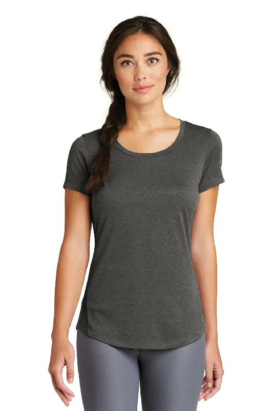 Integrated Design New Era Womens Series Performance Jersey Moisture Wicking Short Sleeve Crewneck T-Shirt - Graphite Grey Integrated Design New Era Womens Series Performance Jersey Moisture Wicking Short Sleeve Crewneck T-Shirt - Graphite Grey