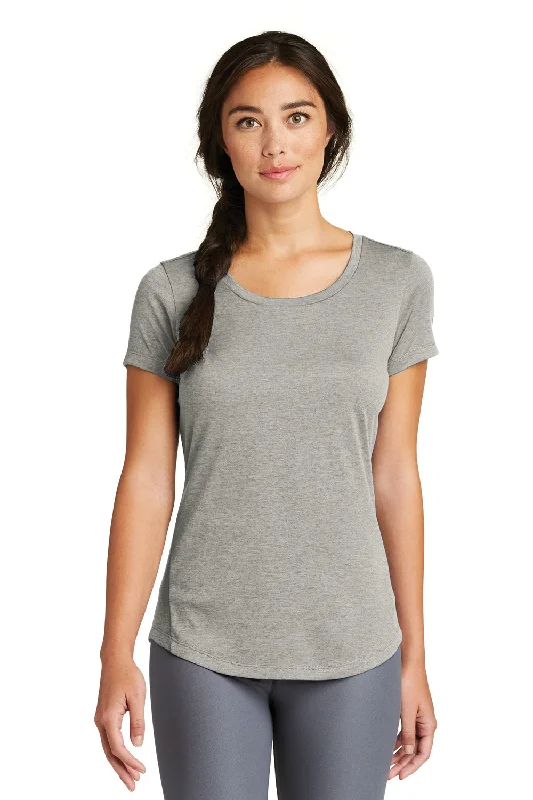 Minimal Style New Era Womens Series Performance Jersey Moisture Wicking Short Sleeve Crewneck T-Shirt - Rainstorm Grey Minimal Style New Era Womens Series Performance Jersey Moisture Wicking Short Sleeve Crewneck T-Shirt - Rainstorm Grey