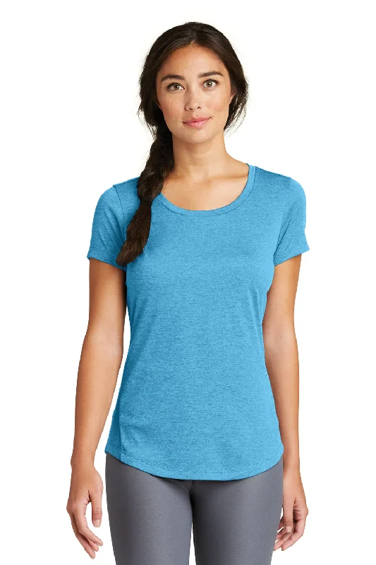 Versatile Items New Era Womens Series Performance Jersey Moisture Wicking Short Sleeve Crewneck T-Shirt - Sky Blue - Closeout Versatile Items New Era Womens Series Performance Jersey Moisture Wicking Short Sleeve Crewneck T-Shirt - Sky Blue - Closeout