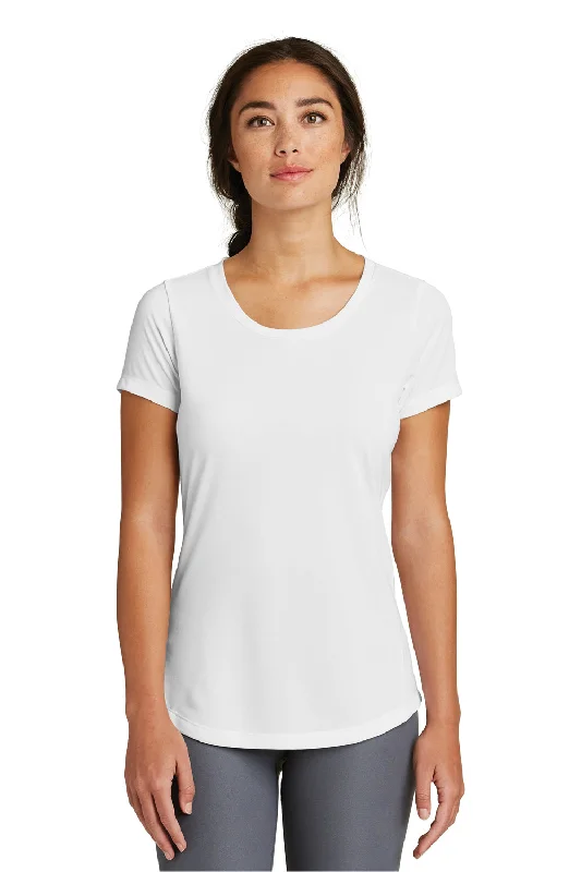 Classic Retro New Era Womens Series Performance Jersey Moisture Wicking Short Sleeve Crewneck T-Shirt - White Classic Retro New Era Womens Series Performance Jersey Moisture Wicking Short Sleeve Crewneck T-Shirt - White