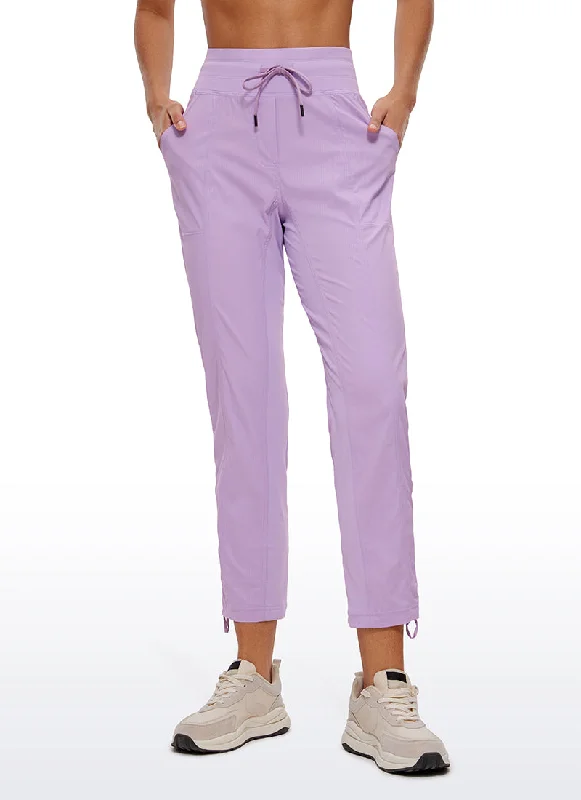 Fresh Wear Striped Pants with Pockets 27''- Cinched Leg