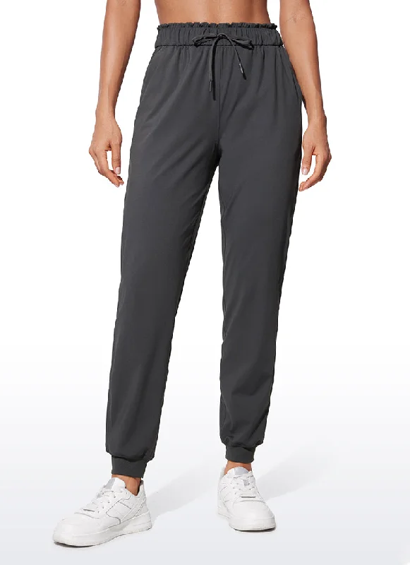 Sports Series Stretch High Waisted Pockets Joggers 28"