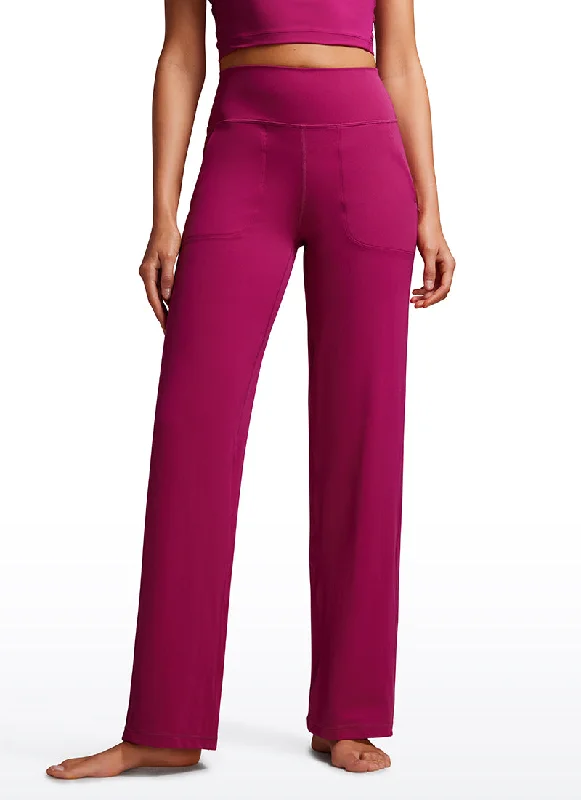 High-end Fashion Butterluxe High Waist Wide Leg Pants 31''