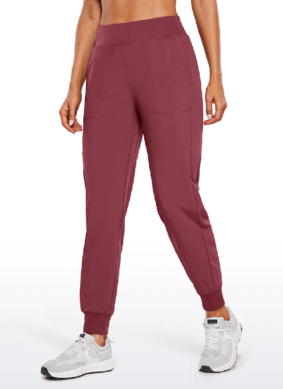 Stunning Fashion Feathery Fit High Rise Joggers with Pockets 27.5''