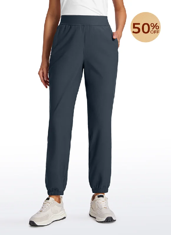 Comfortable Series Fleece Lined High Waisted Joggers 28"