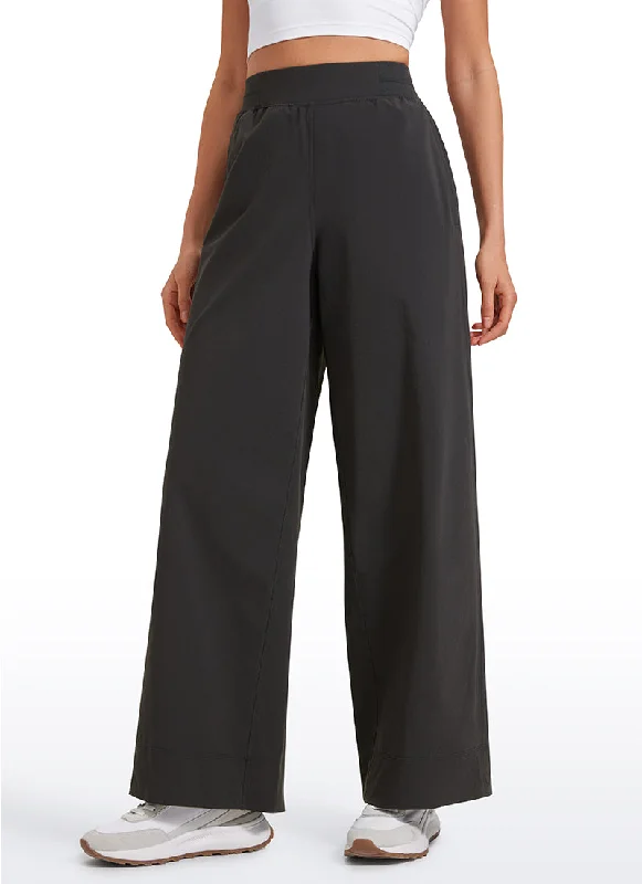 Breezy Comfort Stretch Wide Leg Casual Pants 30"