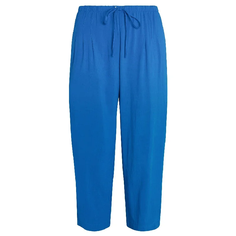 Knowledge And Elegance Solid Beach Pant - Classic Blue
