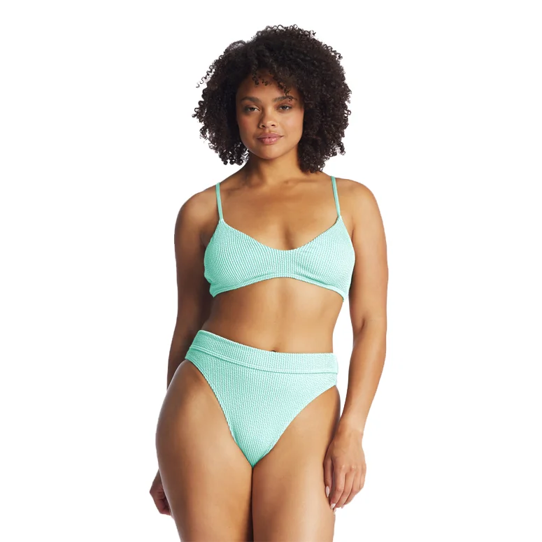 Street Fashion Summer High V-Neck Bralette Swim Top