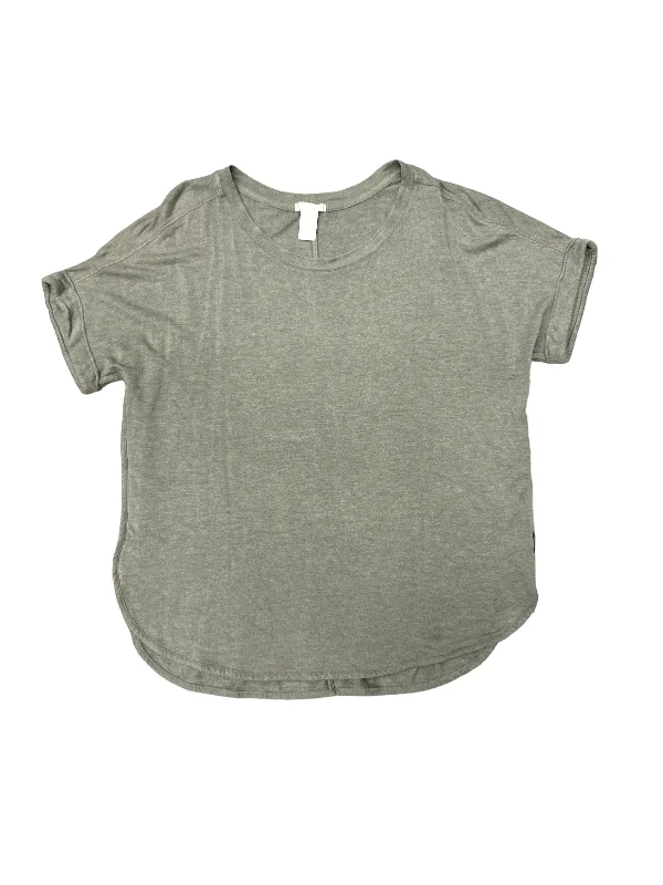 Innovative Design Top Short Sleeve By Matty M In Green, Size: 2x