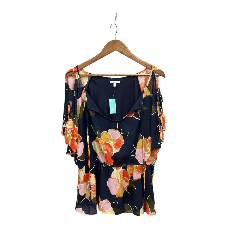 All-Day Style Top Short Sleeve By Maurices In Multi-colored, Size: 1x