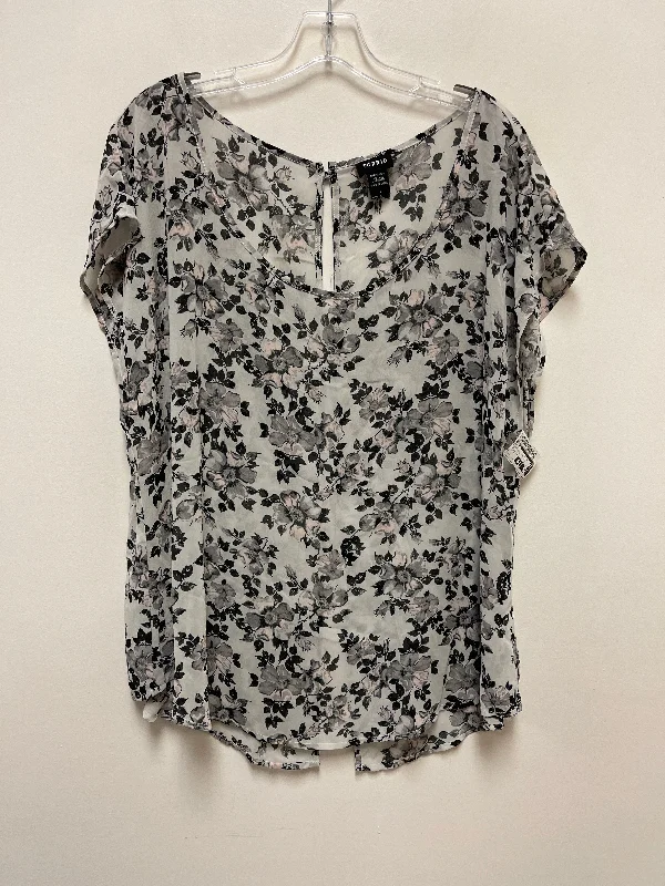 Cozy Fashion Trends Top Short Sleeve By Torrid In Floral Print, Size: 1x